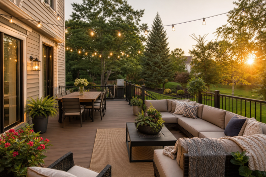 New deck installation on a Northern Virginia home