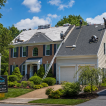 Roof replacement in Fairfax VA on a suburban home
