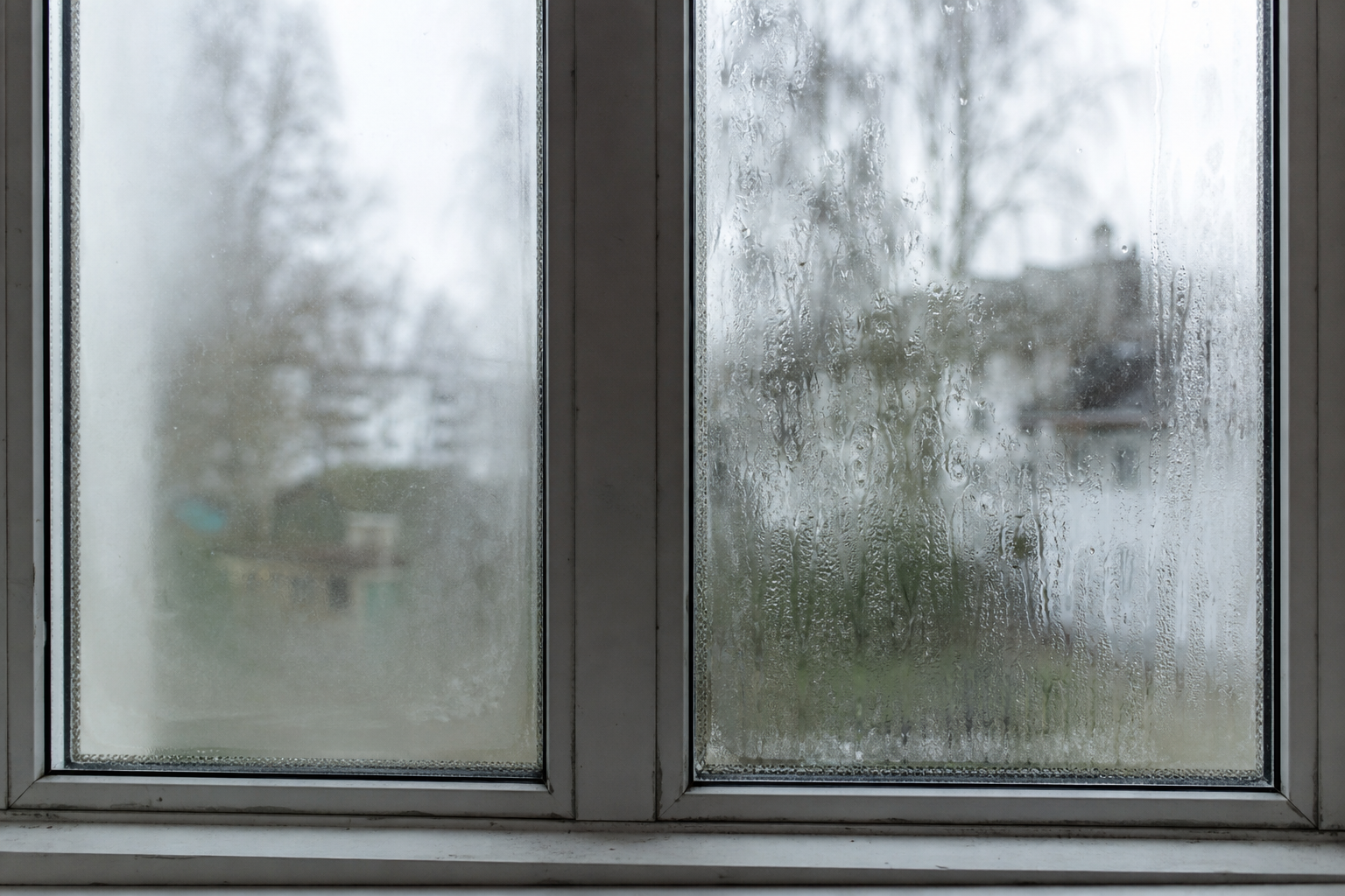 Signs you need replacement windows: fog and condensation between the panes