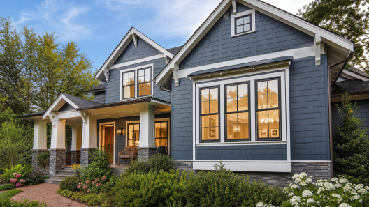 New replacement windows on a Northern Virginia home illustrating window replacement cost