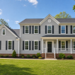 Siding replacement cost in Northern Virginia: new fiber cement siding installed on a home